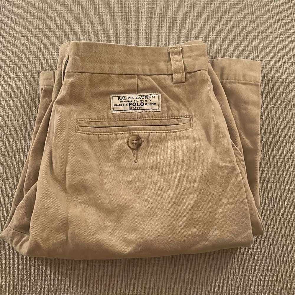 Boys Khaki POLO shorts kids size 10